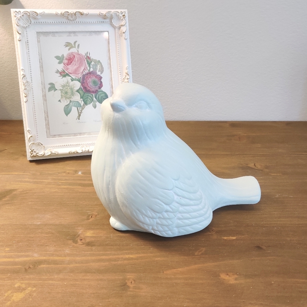 Pale Blue Large Chunky Bird